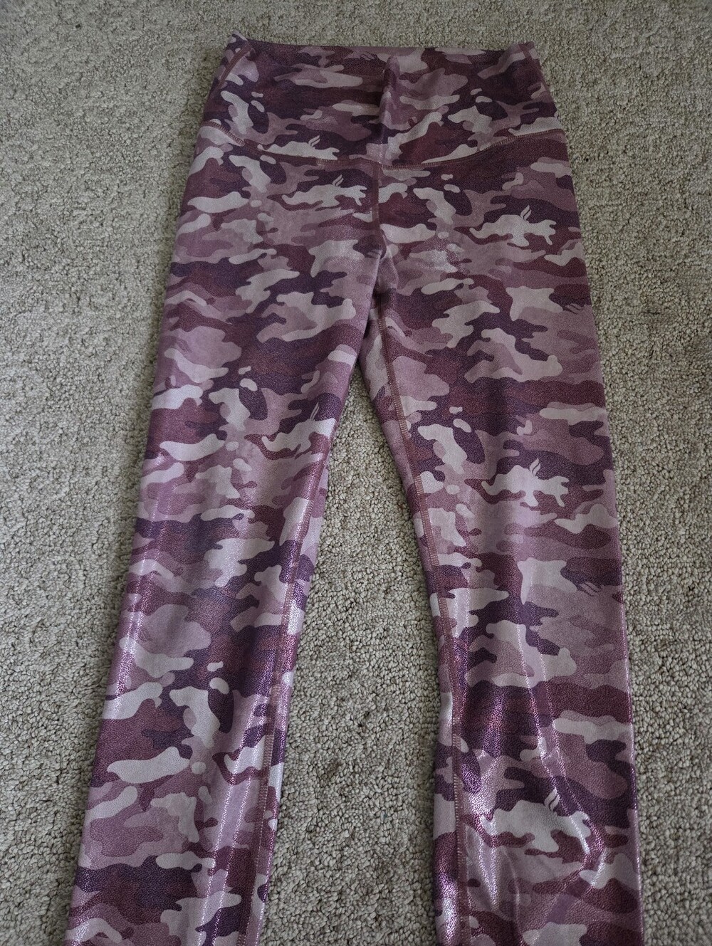 Fabletics Metallic Camo Leggings Size Xs